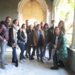 alumnos visitan la obra de hotel