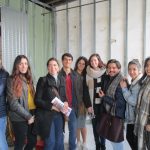 alumnos visitan la obra de hotel